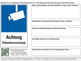 Videoüberwachung weckt die Aufsichtsbehörde für Datenschutz