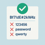 Passwort sollte sicher sein